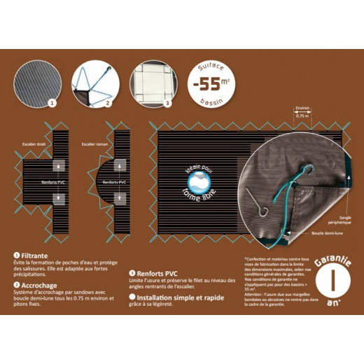 Bâche hiver filtrante Albon VERNOSC